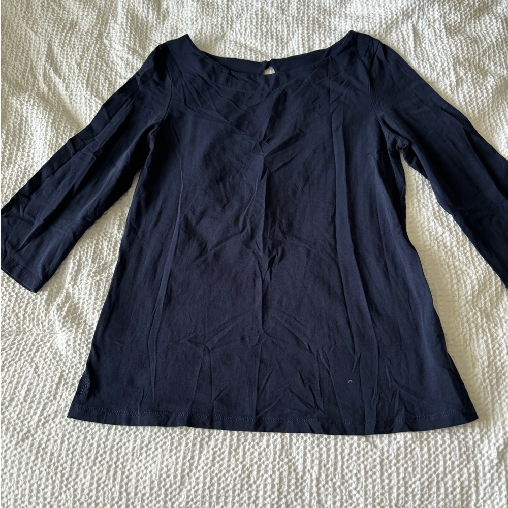 Women's Navy Blue Top